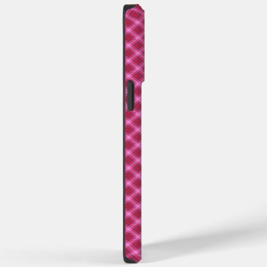 Roze tartan Case-Mate iPhone case (Achterkant / Rechts)