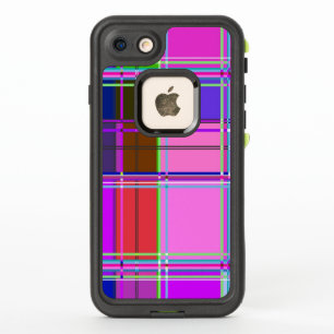 Roze tartan stof patroon stof Madras