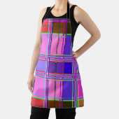 Roze tartan stofpatroon stof Madras Schort (Insitu)