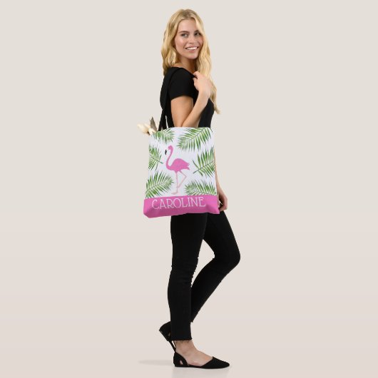 Roze Tas met vuurhaak (Op model)