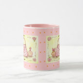 Roze Tasje Parfumfles Koffiemok Mok (Midden)