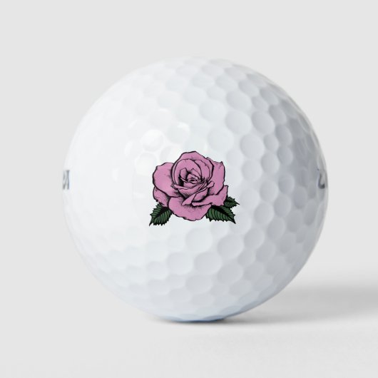 Roze tattoo golfballen (Voorkant)