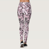 Roze Tattoo Leggings (Achterkant)