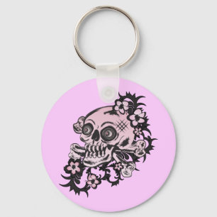 Roze Tattoo Sleutelhanger