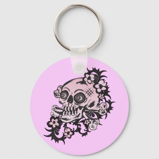 Roze Tattoo Sleutelhanger (Voorkant)