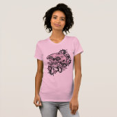 Roze Tattoo T-shirt (Voorkant volledig)