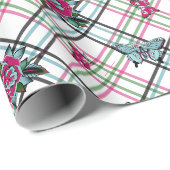 Roze Tattoos Rozen Cadeaupapier (Rol Hoek)