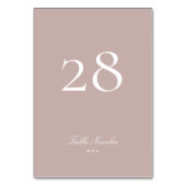Roze Taupe Classic Formele Kalligrafie Bruiloft Kaart (Voorkant)