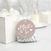 Roze Taupe | Mint om te personaliseren Trouwdag Bedankjes Labels