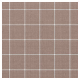 Roze Taupe Ruitjes Gingham Plaid Stof