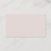 Roze Taupe Script Bridal of Baby shower Registry Informatiekaartje (Achterkant)