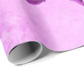  Roze  Teacup & Flowers Wrapping Paper Cadeaupapier (Rol Hoek)