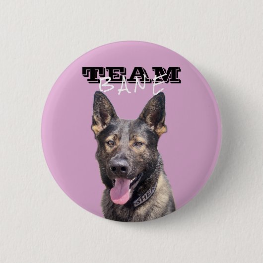 Roze Team Bane Button (Voorkant)