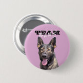 Roze Team Bane Button (Voorkant /achterkant)