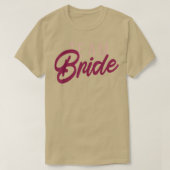 Roze team Bride 431 T-shirt (Design voorkant)