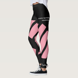 Roze team/Club-Leggings met Fake Shorts Leggings