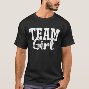 Roze Team Meisje Team Jongen Geslacht Onthullen Pa T-shirt