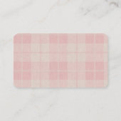 Roze Teddy Bear Baby shower Book Request Informatiekaartje (Achterkant)