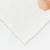 Roze teddy draagt gepersonaliseerde meisjes noemen fleece deken (Hoek)