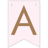 Roze Teddy We kunnen Barly Wachten Meisje Baby sho Vlaggetjes (Derde vlag)