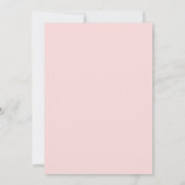 roze teddybeer babyshower kaart (Achterkant)