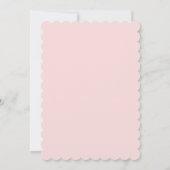 roze teddybeer babyshower kaart (Achterkant)