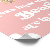 Roze teddybeer ballonnen raden hoeveel Beren Poster (Hoek)