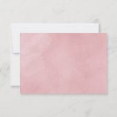 Roze Teddybeer Eerste Verjaardag Foto Bedankt (Achterkant)