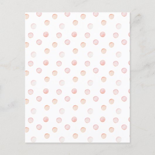 Roze teddybeer met verjaardagsuitnodiging voor bal (Achterkant)