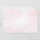 Roze Teddybeer Verjaardagsuitnodiging Beer Balloon Bedankkaart (Achterkant)