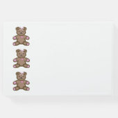 Roze teddyberen rand gastenboek (Achterkant)