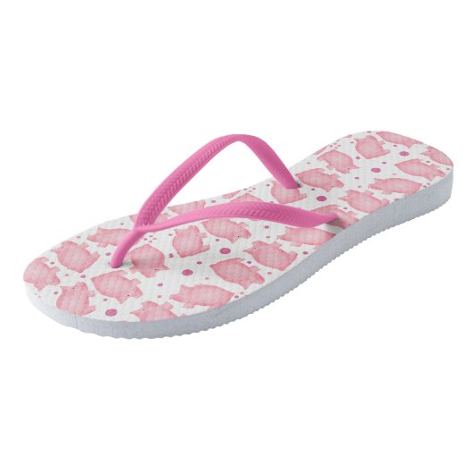 Roze Teenslippers (Schuin)