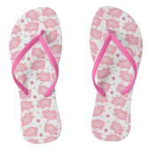 Roze Teenslippers (Voetbed)
