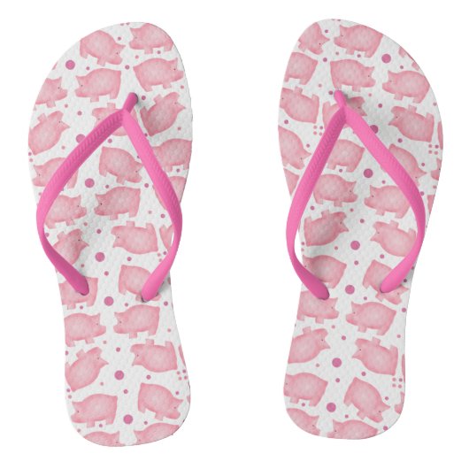 Roze Teenslippers (Voetbed)