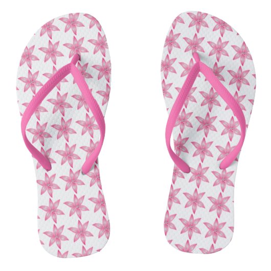 Roze Teenslippers (Voetbed)