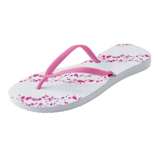 Roze Teenslippers (Schuin)