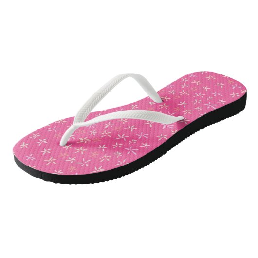 Roze Teenslippers (Schuin)