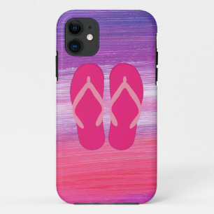 Roze Teenslippers iPhone 11 Hoesje