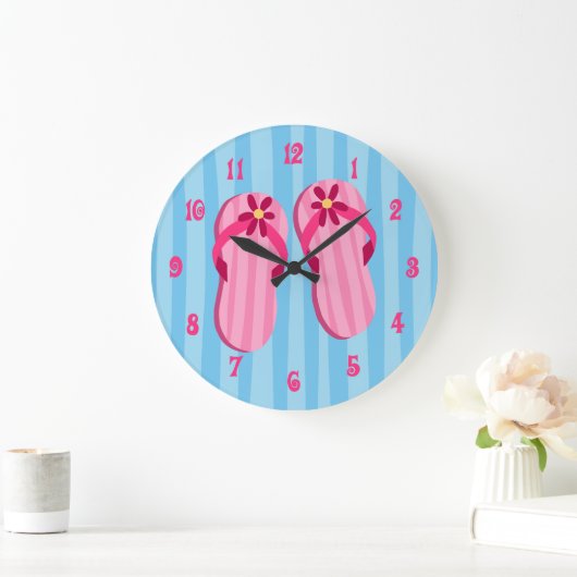 Roze Teenslippers Grote Klok (Huis)