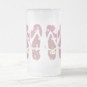 Roze Teenslippers Matglas Bierpul (Center)