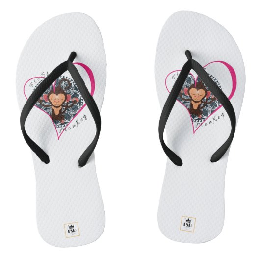 Roze Teenslippers met een keizerlijke griep (Voetbed)