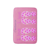 Roze Teenslippers Thunder_Cove Badmat (Voorkant Verticaal)