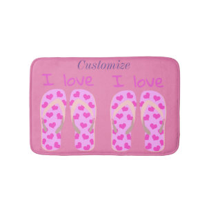 Roze Teenslippers Thunder_Cove Badmat