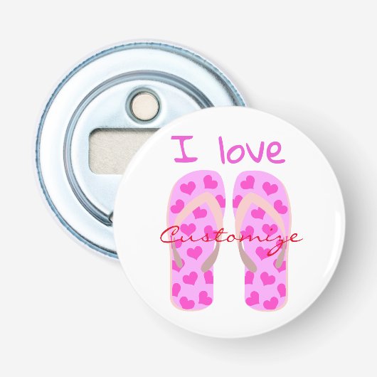 Roze Teenslippers Thunder_Cove Button Flesopener (Voorkant)