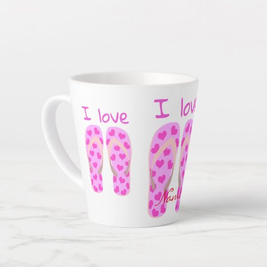 Roze Teenslippers Thunder_Cove Latte Mok (Linkerhoek)