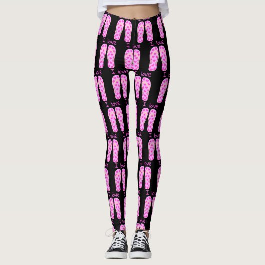 Roze Teenslippers Thunder_Cove Leggings (Voorkant)