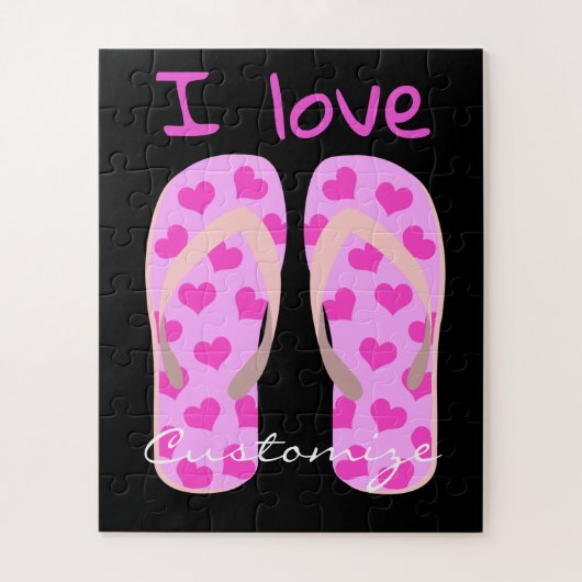 Roze Teenslippers Thunder_Cove Legpuzzel (Verticaal)