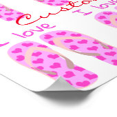 Roze Teenslippers Thunder_Cove Poster (Hoek)