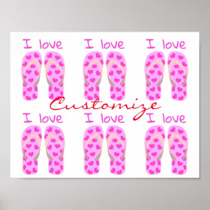 Roze Teenslippers Thunder_Cove Poster