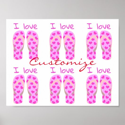 Roze Teenslippers Thunder_Cove Poster (Voorkant)